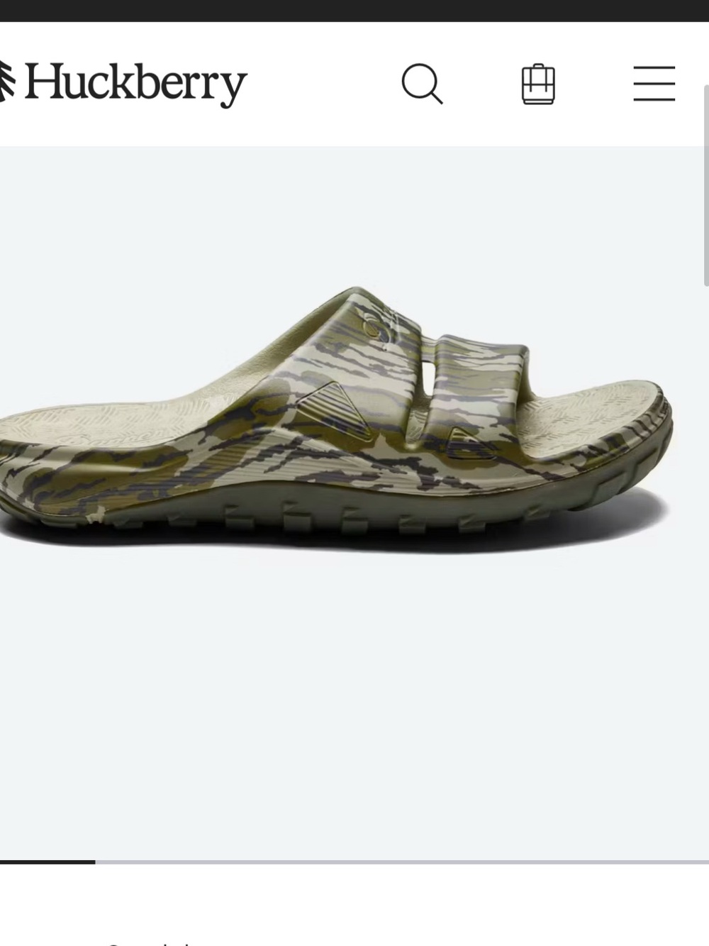 Danner X Huckberry mossy oak bottomland Camo Slide Sandal w vibram sole